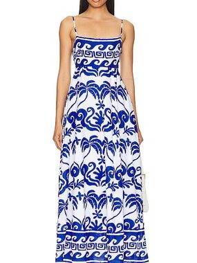 Beach Riot Rianne Dress in Shore Palms